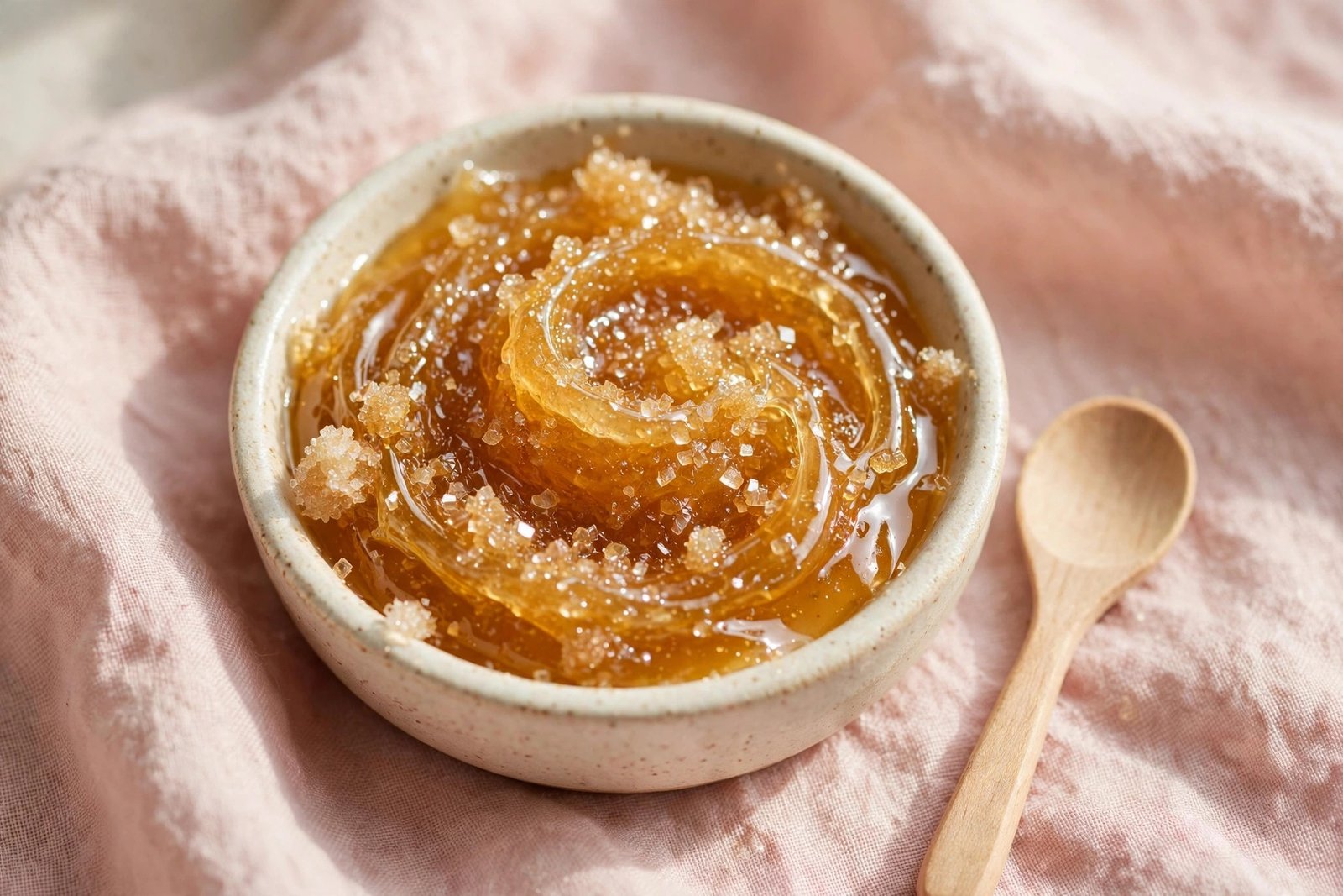 DIY Honey-Sugar Lip Scrub for Dry, Chapped Lips (2-Minute Recipe)