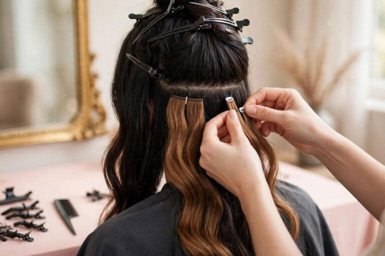 How to Put In Clip-In Hair Extensions (Step-by-Step)
