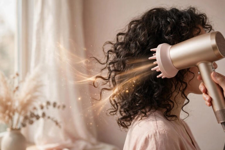 Diffusing vs Air Drying Curly Hair: Which Is Better?