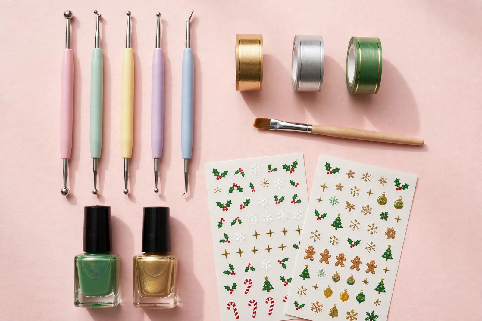 Easy Holiday Nail Art for Beginners